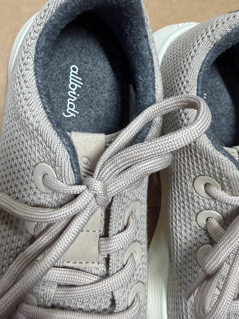 Allbirds Women’s Tree Runner Nz Sneaker Rugged Beige Size 9 - Picture 6 of 7